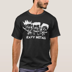 Science-Geek und Heavy-Metal-Fans Design Puff T-Shirt