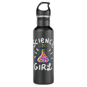 Science Girl Chemistry Biology Student Teacher Gif Edelstahlflasche