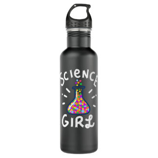 Science Girl Chemistry Biology Student Teacher Gif Edelstahlflasche