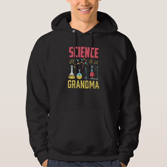 Science Grandma Scientist Research Researcher Job Hoodie (Vorderseite)