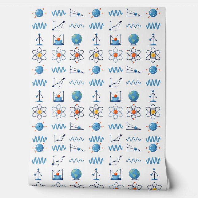  Science Icons Collection Tapete (Abrollen)