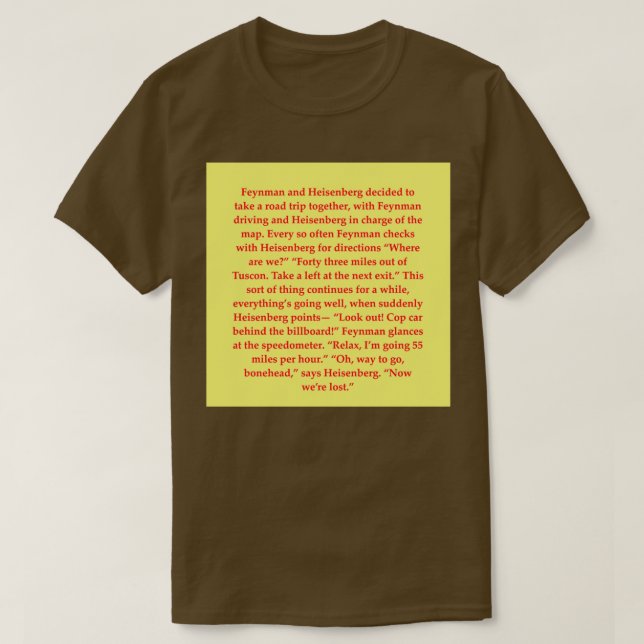 Science Joke 1 T-Shirt (Design vorne)