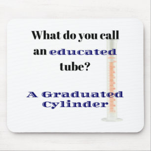 Science Joke Vater Joke Graduated Cylinder Mousepad