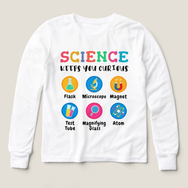 Science keeps you curious (Design Vorderseite)