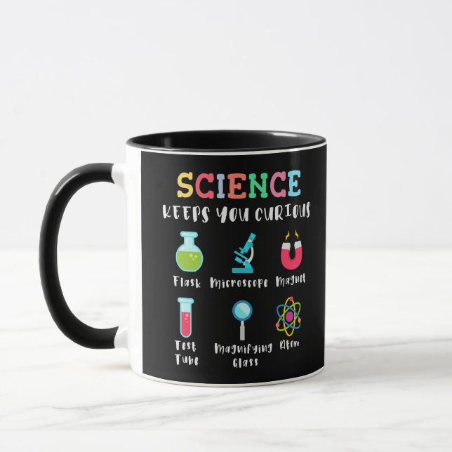 Science keeps you curious tasse (Links)