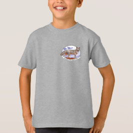 Science Kids T - Shirt Logo Front Science Fox Back