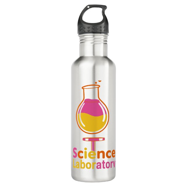 Science Laboratory Flask - Colorful Chemistry Expe Edelstahlflasche (Vorderseite)