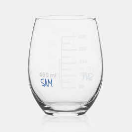 Science Labrador Beaker Personalisiert Glass Chemi Weinglas Ohne Stiel