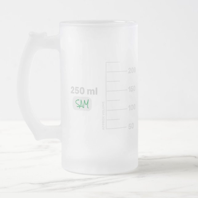 Science Labrador Beaker Personalisiert hohe Tasse (Links)