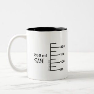 Science Labrador Beaker Personalisierte weiße Tas Zweifarbige Tasse