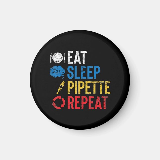 Science Labrador Biology Gift Magnet (Vorne)