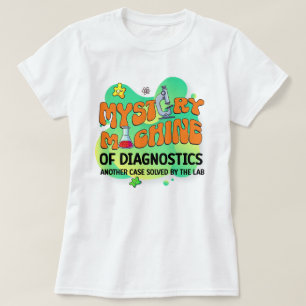 Science Labrador Tech Mystery Machine of Diagnosti T-Shirt