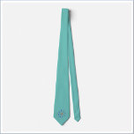 Science Lover Atom Krawatte<br><div class="desc">ATOM-Bild auf aquamarinem Hintergrund. Gutes Geschenk für den Wissenschaftsliebhaber in Ihrem Leben!</div>