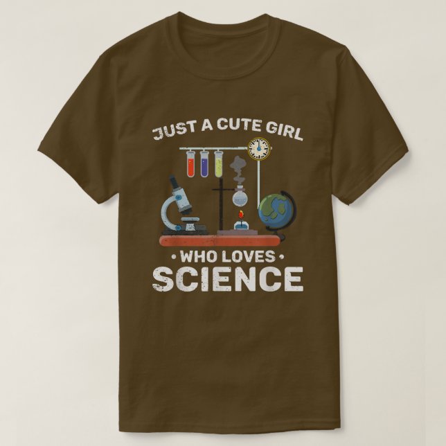 Science Lover Women Scientist Chemistry Laboratory T-Shirt (Design vorne)