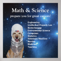Science Math Niedlich Space Labrador Stars