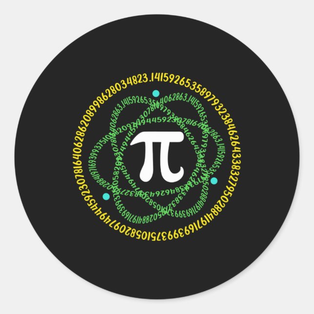 Science Mathematik Lehrer Shirts Runder Aufkleber (Vorderseite)