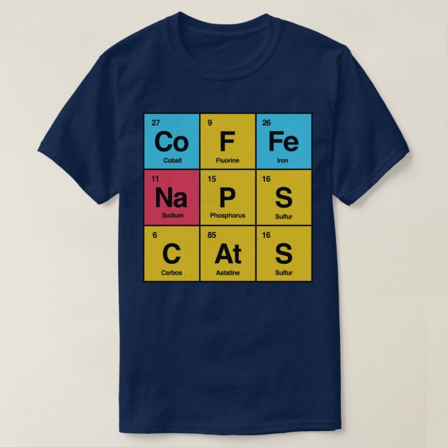 Science Nickerchen Cats by Tobe Fonseca T-Shirt (Design vorne)