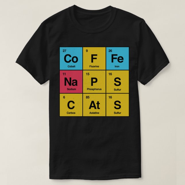 Science Nickerchen Cats by Tobe Fonseca T-Shirt (Design vorne)