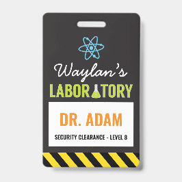 Science Party ID Abzeichen Scientist Abzeichen Ausweis