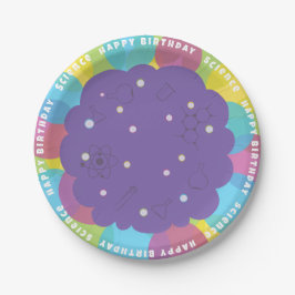 Science Party Plate - Kindergeburtstag Party Pappteller