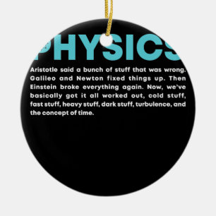 Science Quantum Mechanic Nerd Geek Physics Keramik Ornament