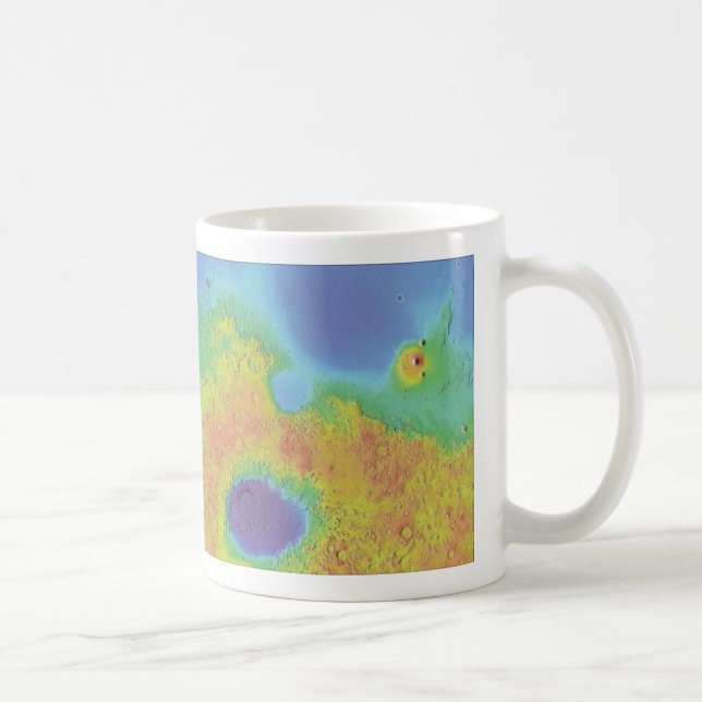 Science Red Green Blue Mars Mola Tasse (Rechts)