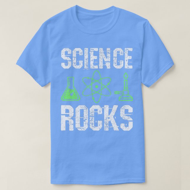 Science Rocks Biologe Chemie Physiker Lehrer T-Shirt (Design vorne)
