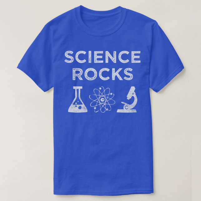 Science Rocks Chemistry Physics & Biology Teachers T-Shirt (Design vorne)