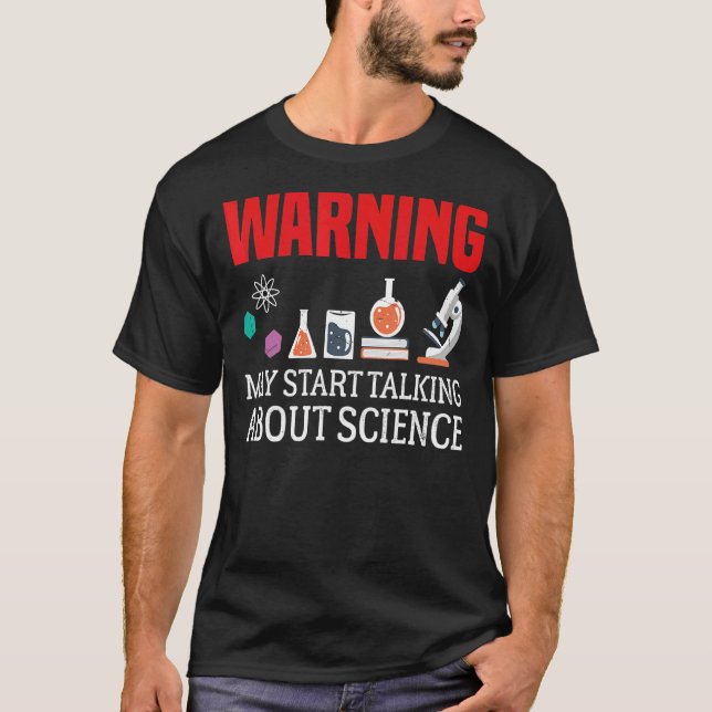 Science Science I Liebe Science Zitat T-Shirt (Vorderseite)