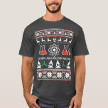 Science Scientist Ugly Sweater Funny Christmas  T-Shirt<br><div class="desc">Science Scientist Ugly Sweater Funny Christmas .</div>