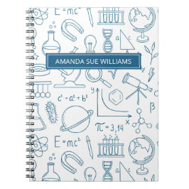 Science / Scientist - Your Name /Monogram Notebook Notizblock