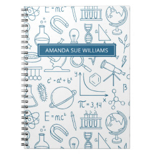 Science / Scientists - Ihr Name /Monogram-Notebook Notizblock