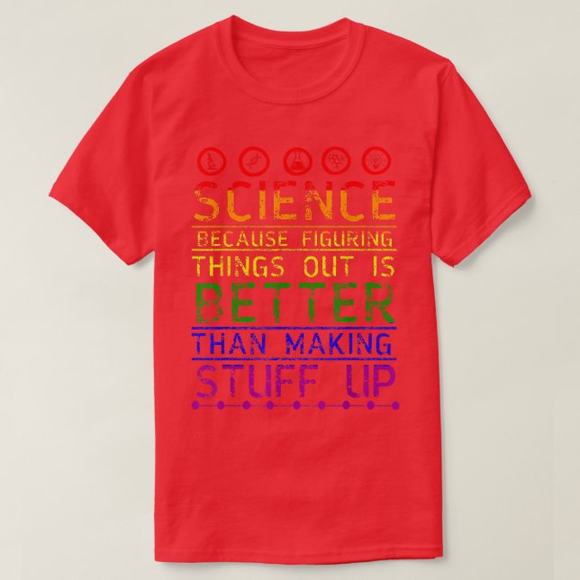 Science Shirt, Science Shirt, Science is real, Sci T-Shirt (Design vorne)