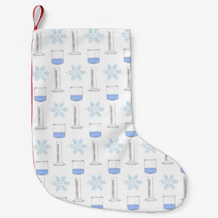 Science Snowflake Beaker gestufter Zylinder Winter Kleiner Weihnachtsstrumpf