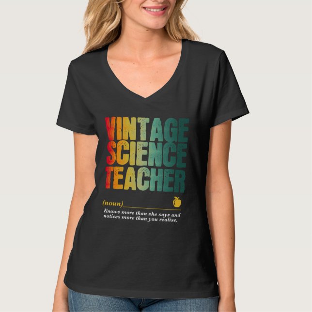 Science Teacher Appreciation Week Back to School 2 T-Shirt (Vorderseite)