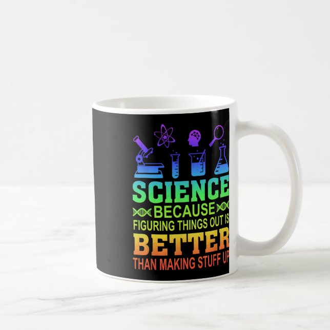 Science Teacher, Because Figuring Things Out Is Be Kaffeetasse (Rechts)