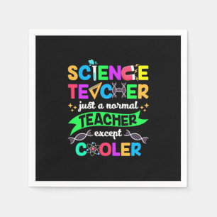 Science Teacher Cool Serviette