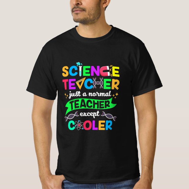 Science Teacher Cool T-Shirt (Vorderseite)