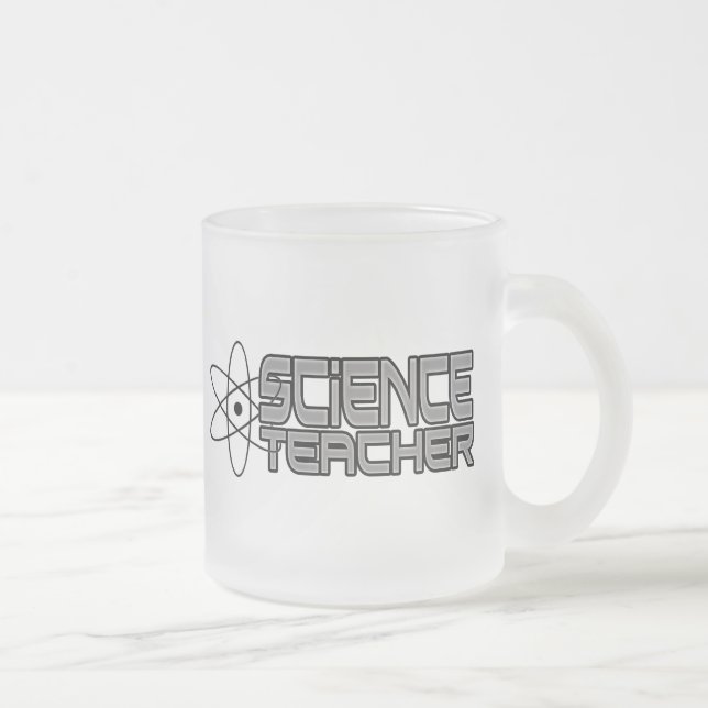 Science Teacher Mattiert Glass Tasse (Rechts)