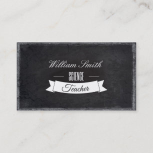 Science Teacher Visitenkarte