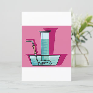 Science Test Tube Einladung