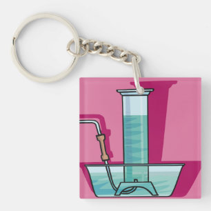 Science Test Tube Schlüsselanhänger