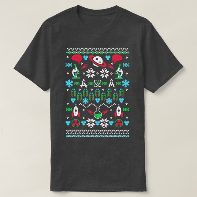 Science Ugge Christmas Sweater  T-Shirt (Design vorne)