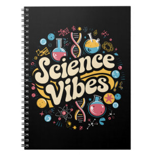 Science Vibes Groovy Erster Tag zurück zur Schule Notizblock