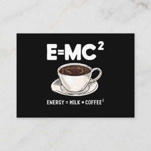 Scienceer Spaß Student Physiker Coffee Joke Visitenkarte