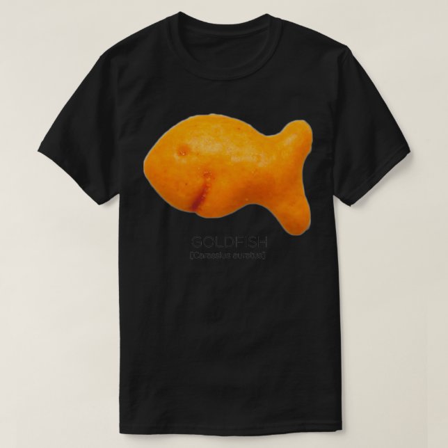 Scientific Goldfish Snack New Premium T-Shirt (Design vorne)