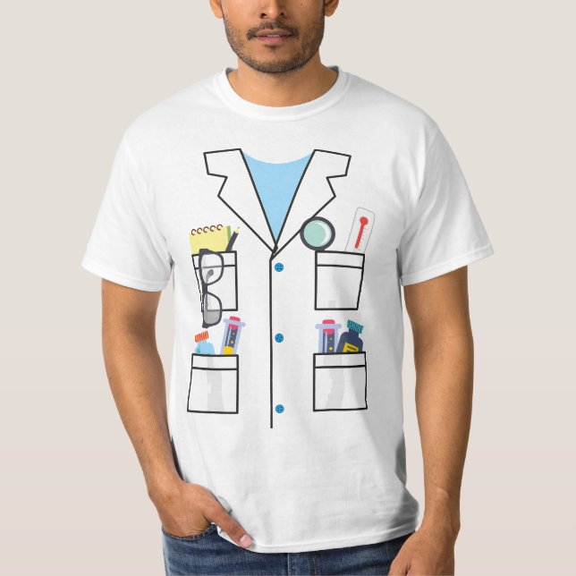 Scientist Halloween Costume Cute Chemist Science  T-Shirt (Vorderseite)