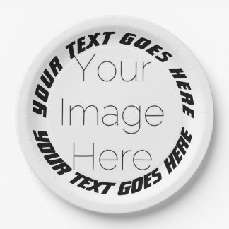 SciFi-benutzerdefiniertes Foto personalisiert Pape Pappteller