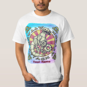 Scifi-Dinosaurier-Roboter T-Shirt