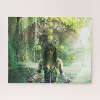 Scifi Fantasy Spirituelle Frau Puzzle